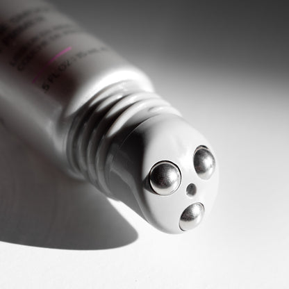 Close-up of roller ball applicator designed to target fine lines with precise, cooling application of Line Smoother Primer.