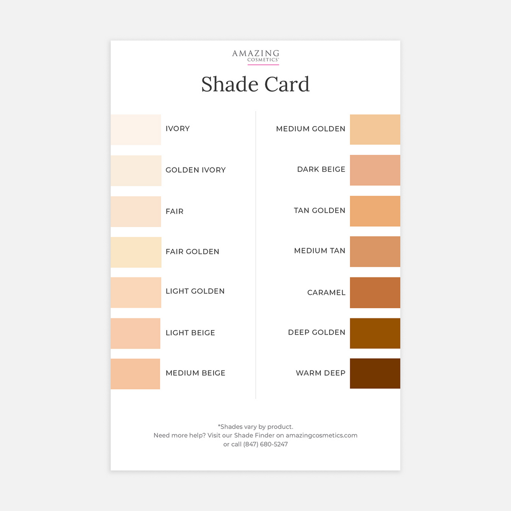 Shade Card Form – AmazingCosmetics