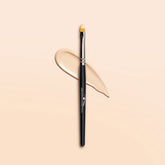 Concealer Brush with concealer swatch